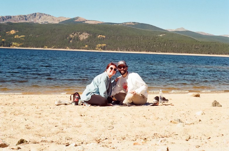 Alex and her husband in Colorado